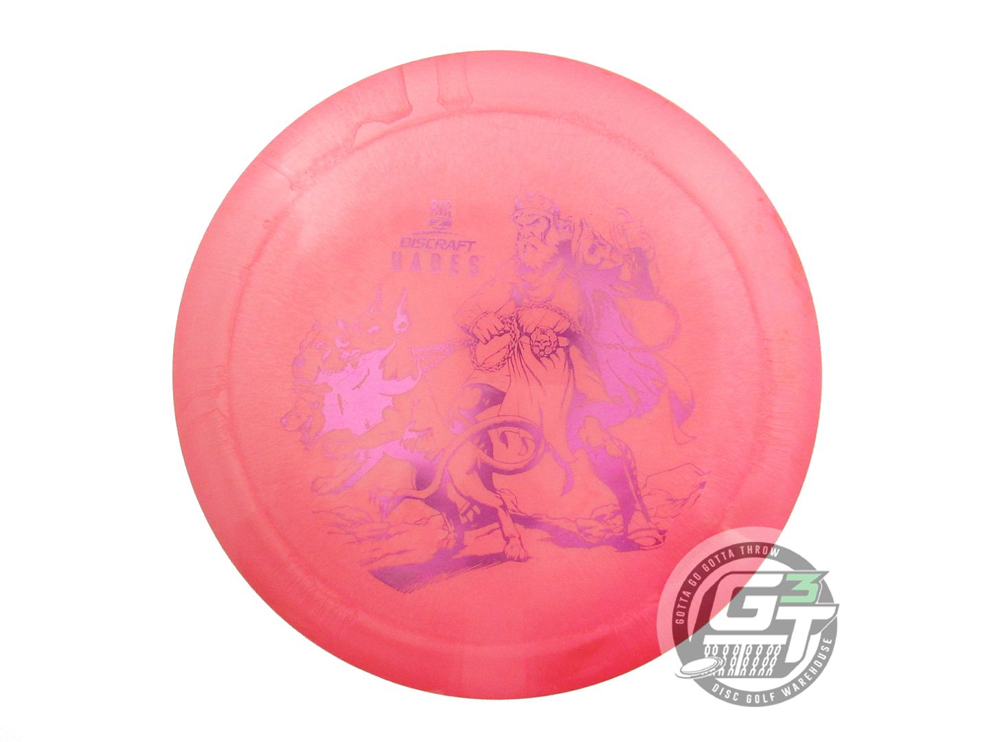 USED Discraft Big Z Hades 174g Pink Purple Foil Driver Golf Disc