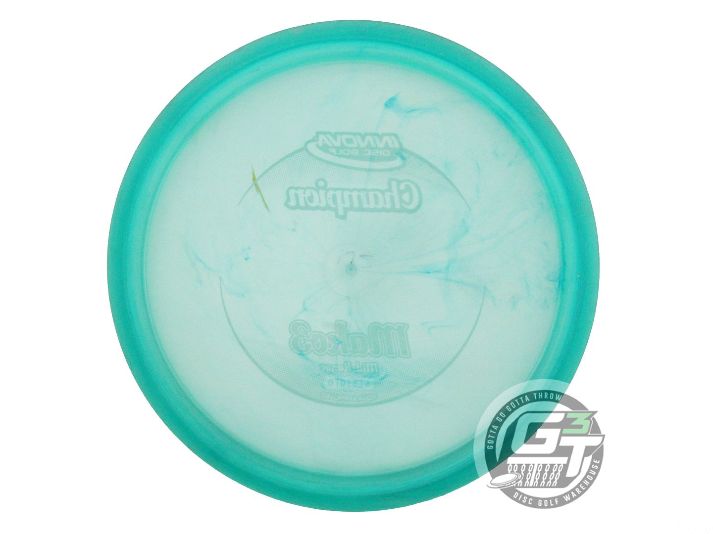 USED Innova X-OUT Champion Mako3 175g Seafoam White Stamp Midrange Golf Disc