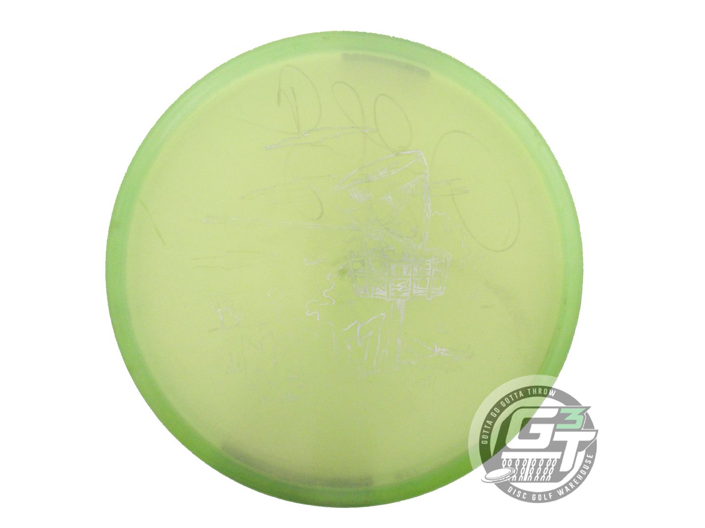 USED Innova Champion AviarX3 176g Lime Silver Shatter Foil Putter Golf Disc