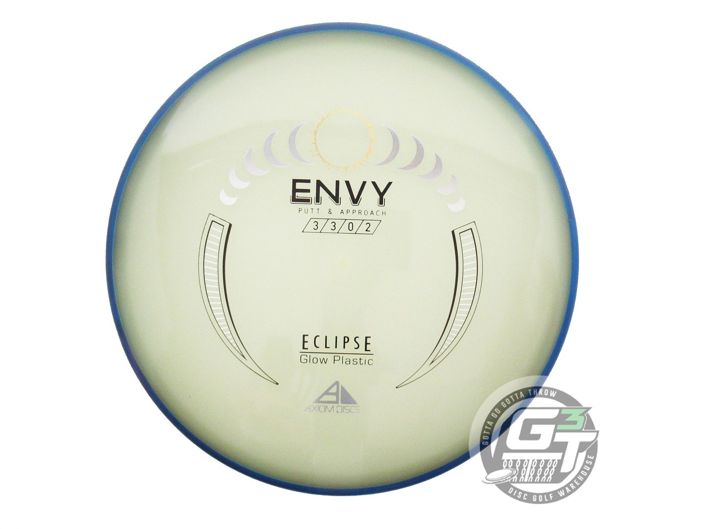 USED Axiom Discs Eclipse Proton Envy 174g Blue Rim Putter Golf Disc