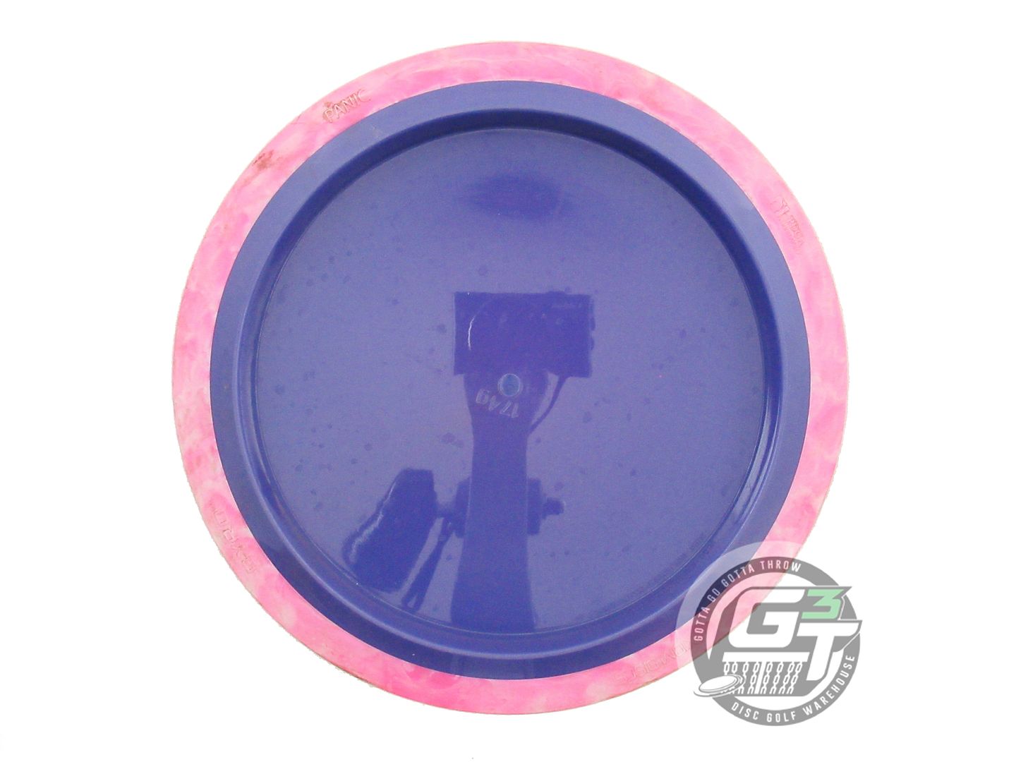USED Axiom Discs Neutron Panic 174g Purple Pink Rim Distance Driver Disc