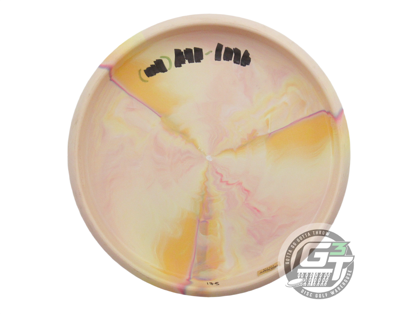 USED Discraft [LEDGESTONE] CT Swirl Luna 175g Peach-Marigold Putter Golf Disc