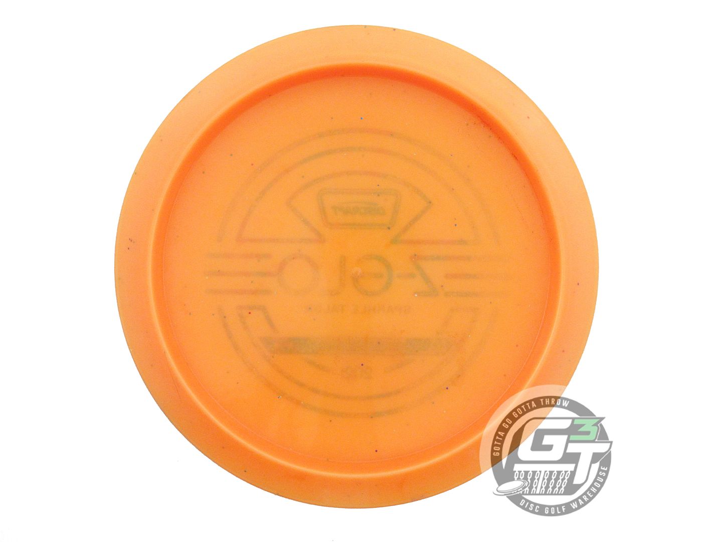 USED Discraft [LEDGESTONE] Glo Z Talon 175g Orange Fireworks Foil Driver Disc