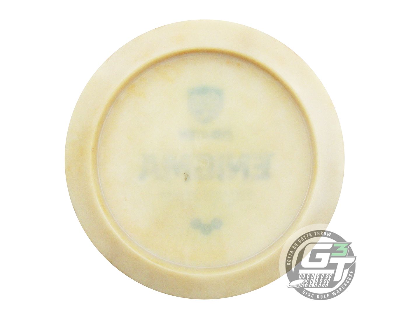 USED DiscMania Neo Enigma 175g Tan Blue Foil Distance Driver Golf Disc
