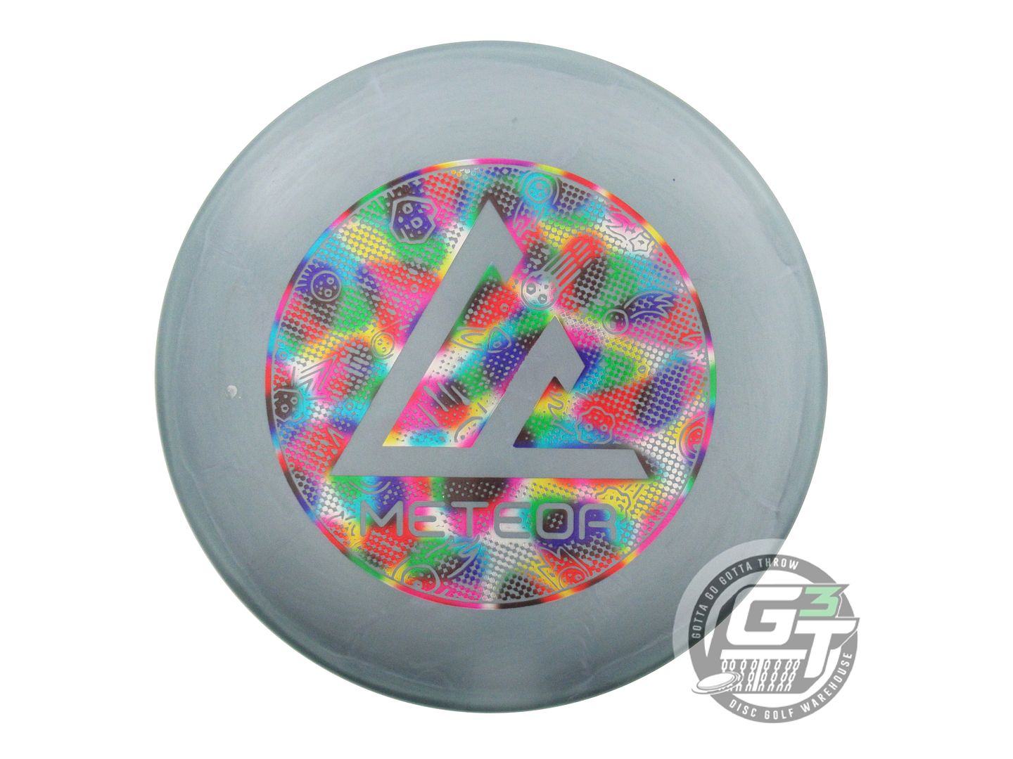 USED Discraft Titanium Meteor 177g Gray-Blue Jellybean Foil Midrange Golf Disc