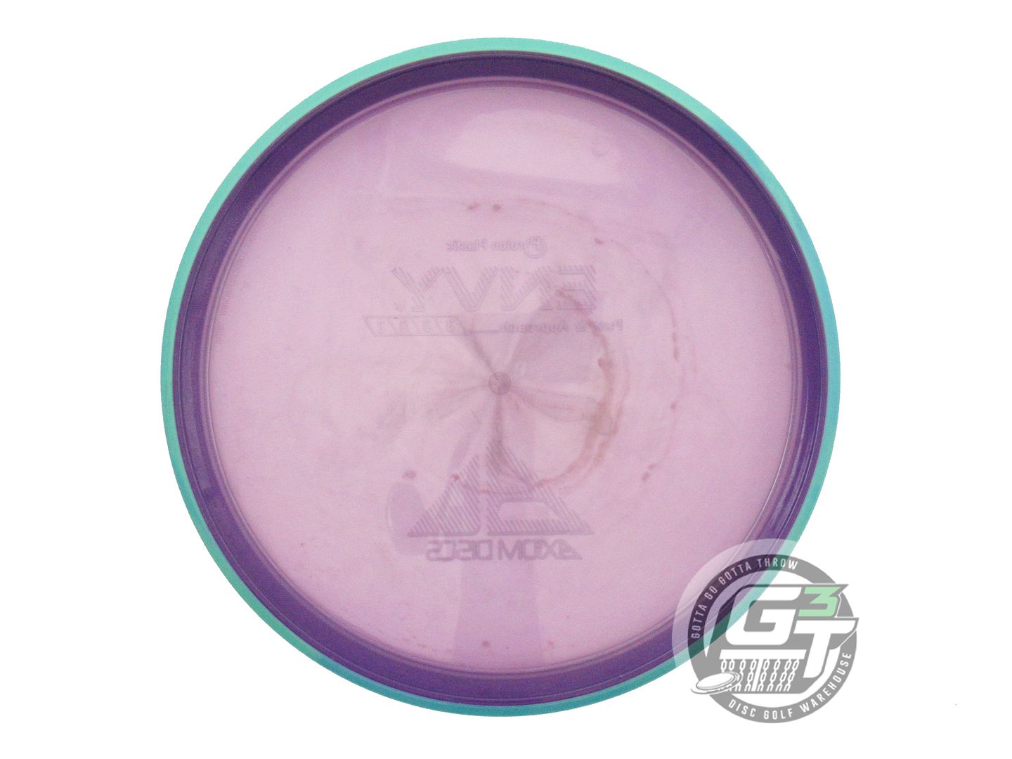 USED Axiom Discs Proton Envy 174g Purple Teal Rim Putter Golf Disc