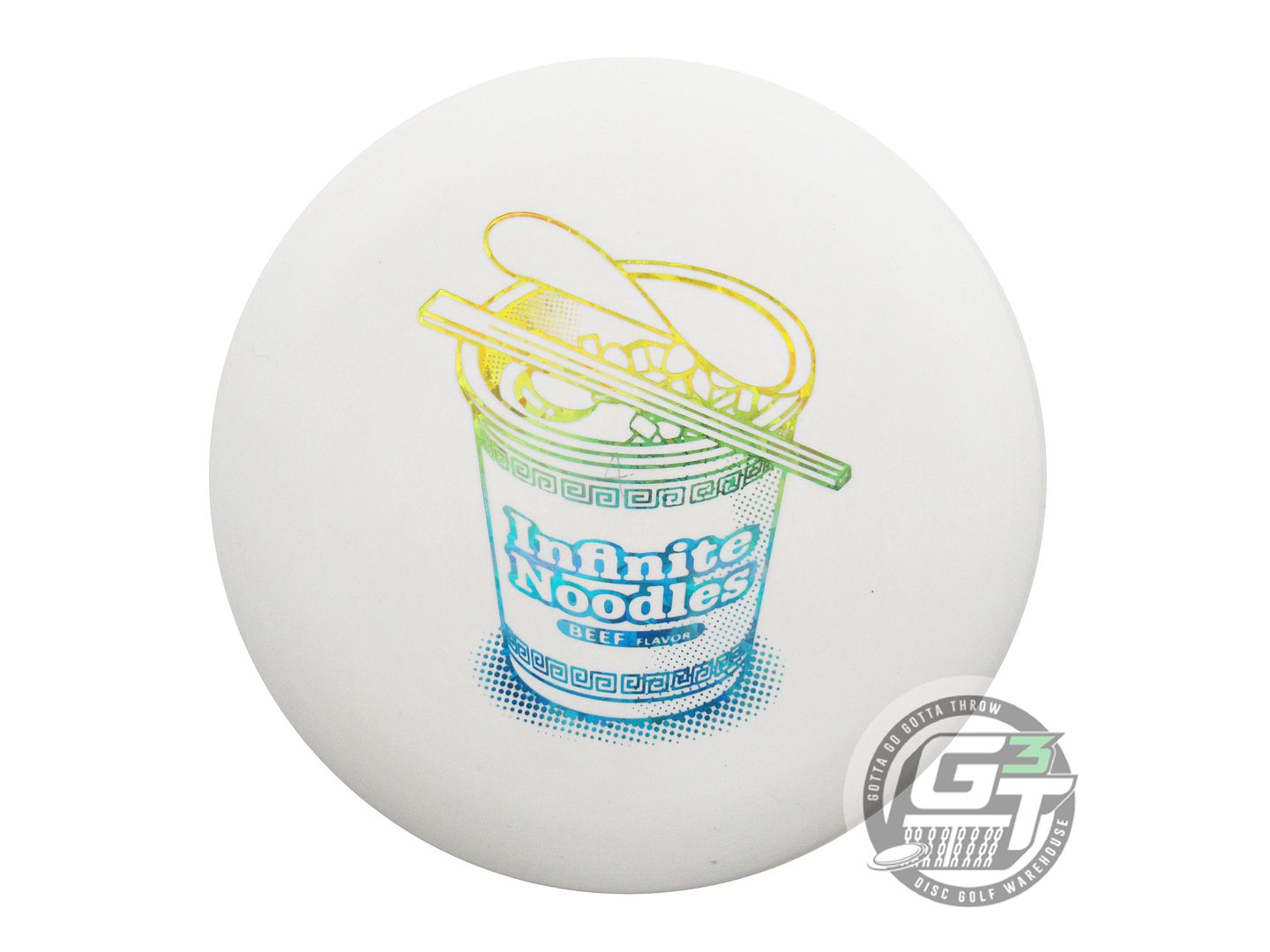 NOS Infinite D-Blend Alpaca 175g White Sunrise Shatter NOODLES Putter Disc