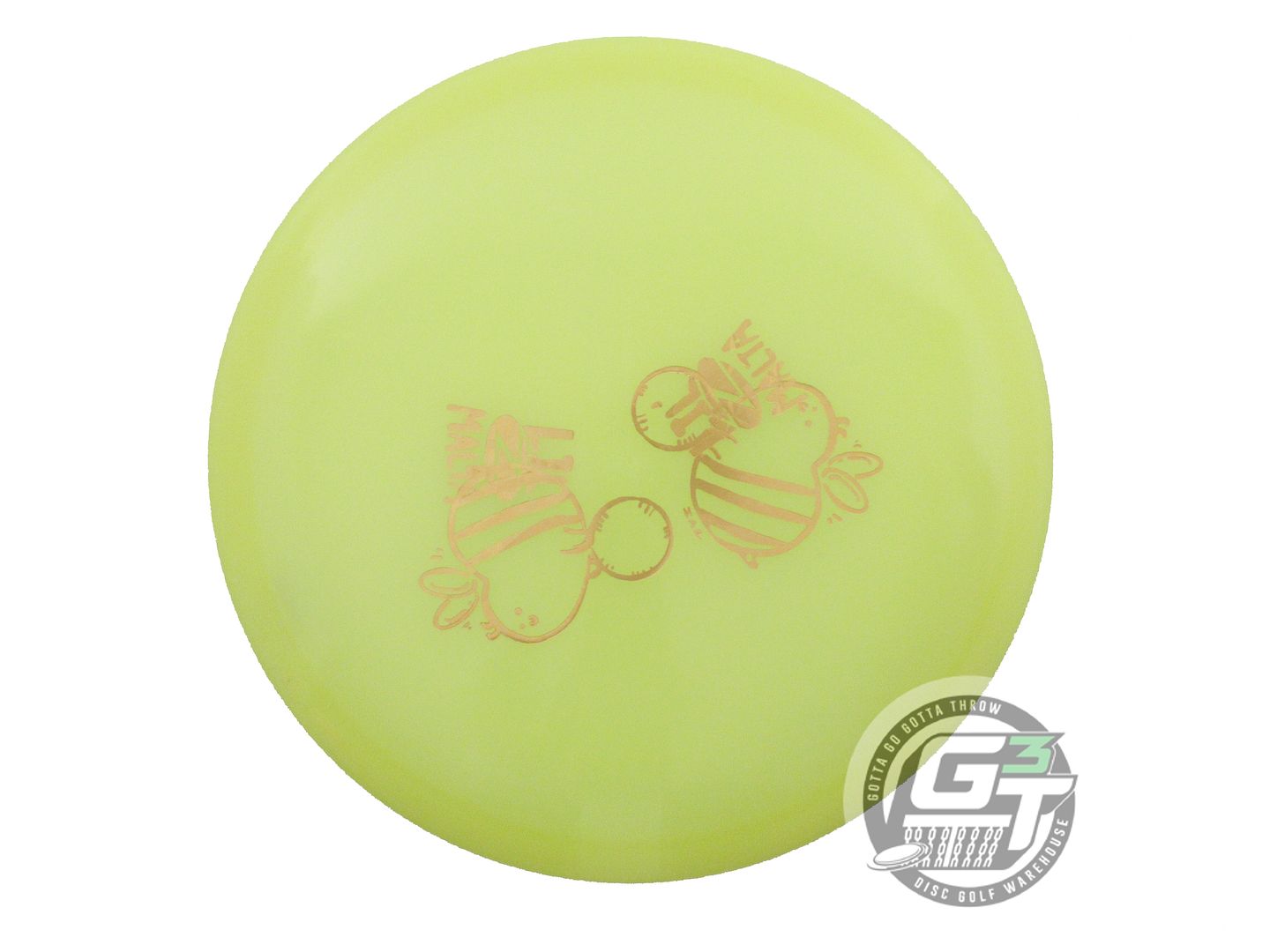 NOS Discraft X-OUT Big Z Malta 175g Yellow Midrange Golf Disc