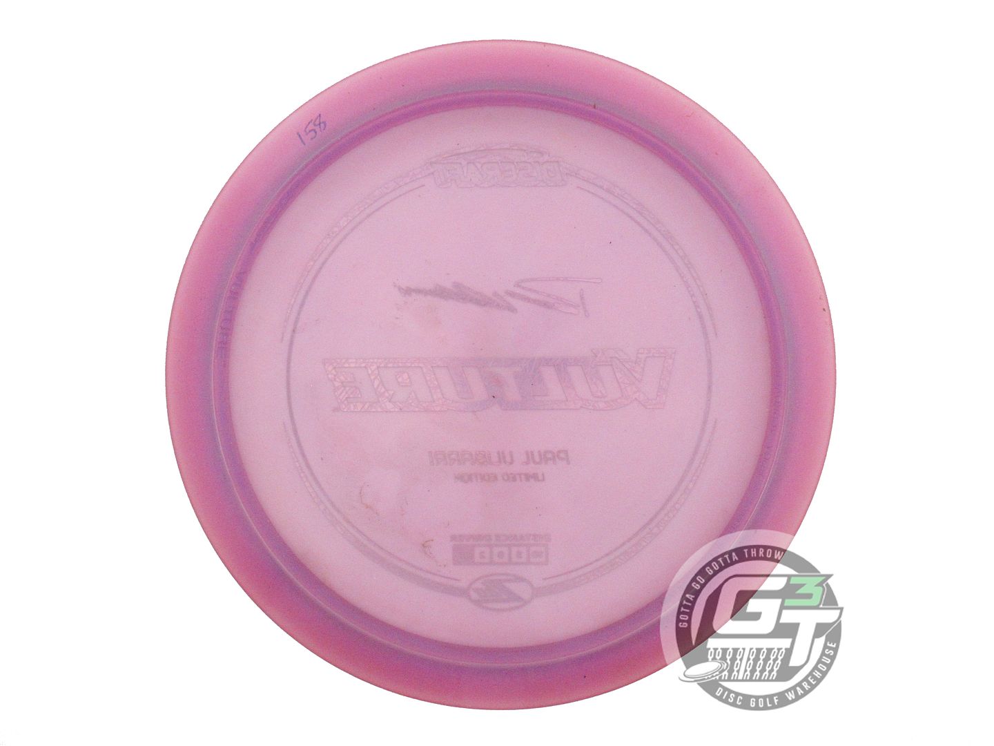 USED Discraft [ULIBARRI] Z Lite Vulture 158g Pink Lime Foil Distance Driver Disc