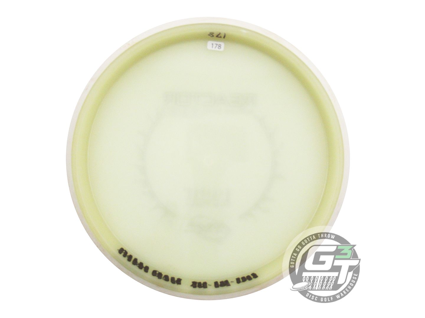 USED MVP Disc Sports Eclipse Proton Reactor 178g Glow Midrange Golf Disc