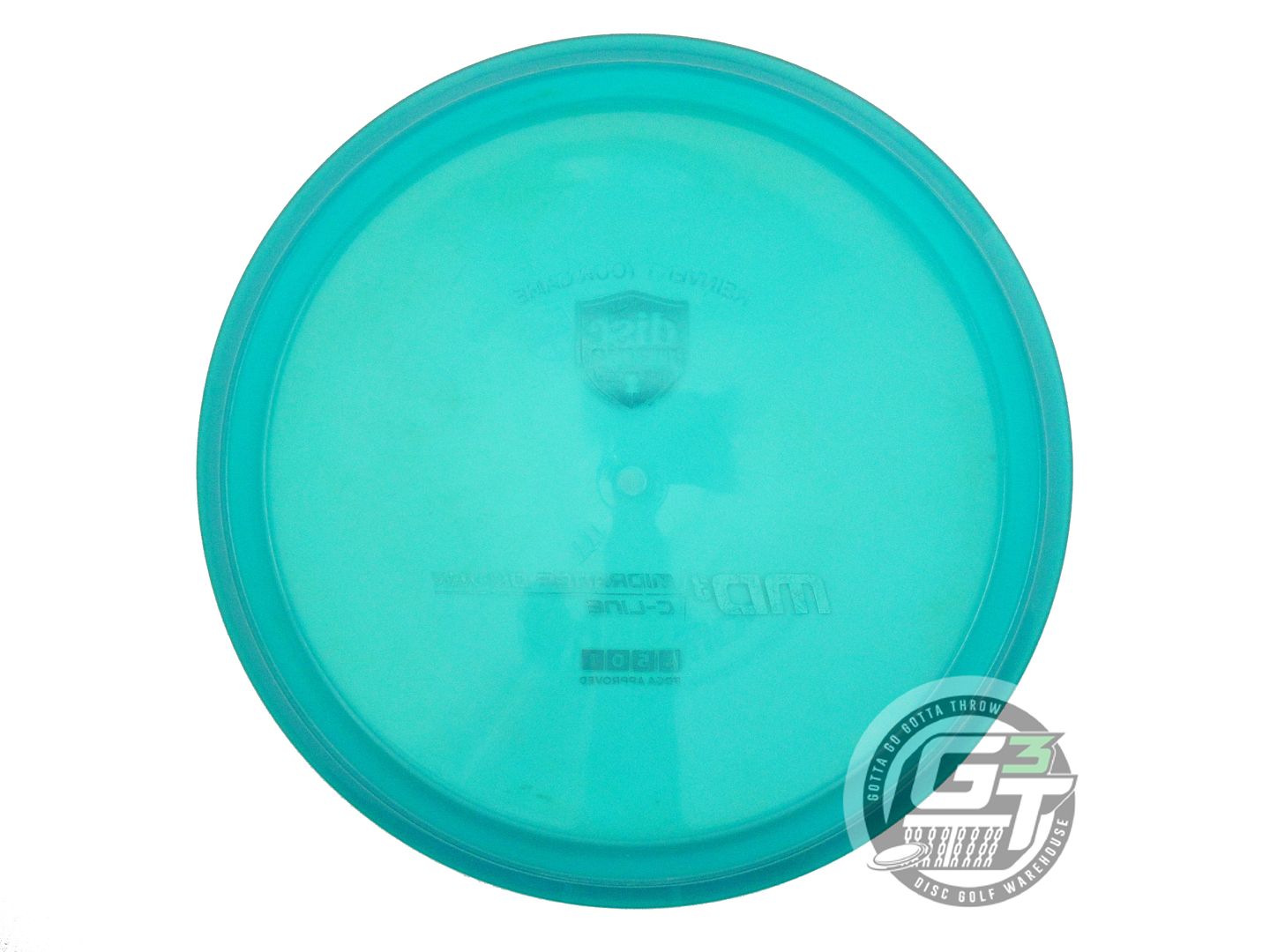 USED DiscMania C-Line MD3 177g Teal Silver Foil Midrange Golf Disc