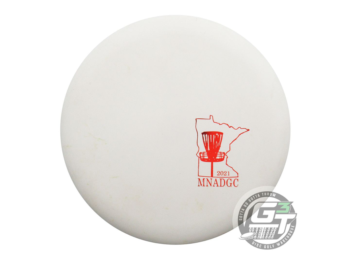 USED Gateway [MNADGC] Pure White Wizard 175g White Red Foil Putter Golf Disc