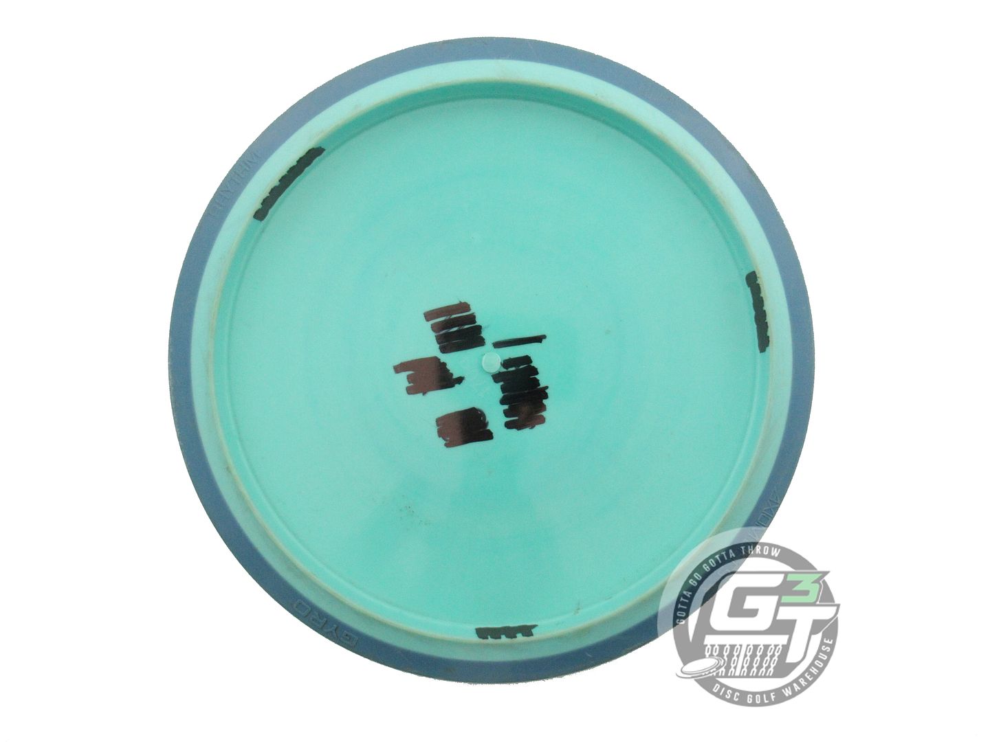 USED Axiom Discs Fission Rhythm 170g Seafoam Blue Rim Distance Driver Golf Disc