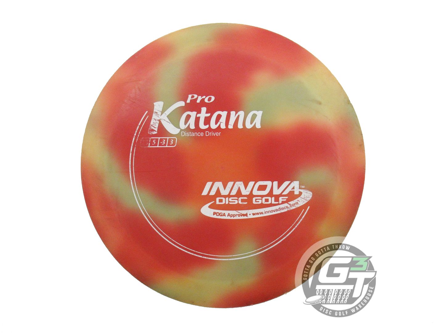 USED Innova I-DYE Pro Katana 174g Pinwheel Distance Driver Golf Disc