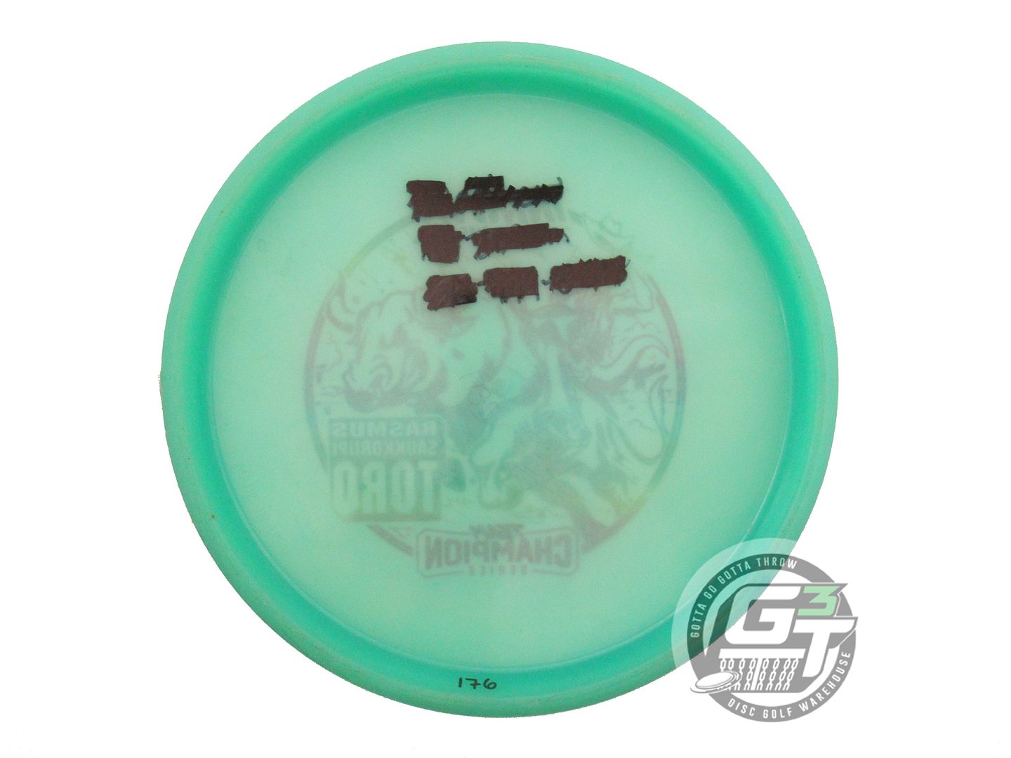 USED Innova [SAUKKORIIPI] Proto Glow Champion Toro 176g Seafoam Midrange Disc