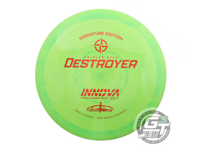 Innova Signature Edition Ohn Scoggins 2025 World Champion Swirled Star Destroyer Distance Driver Golf Disc (Individually Listed)