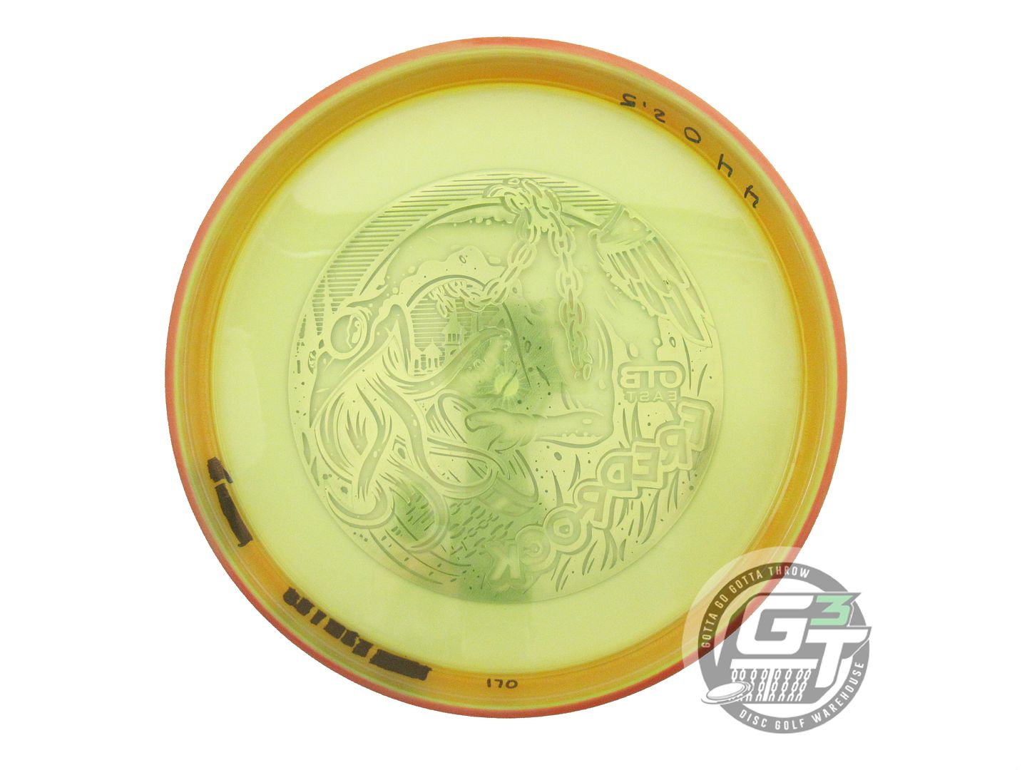 USED Axiom Discs [OTB] Proton Soft Tempo 170g Yellow Orange Rim Midrange Disc