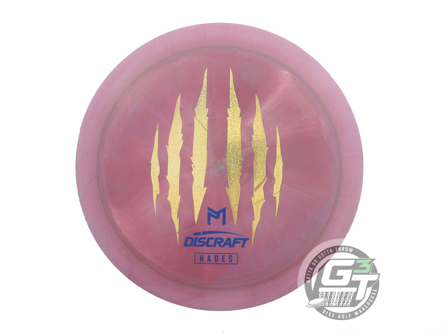 USED Discraft [McBETH] 6X CLAW ESP Hades 174g Purple Gold Matrix Driver Disc