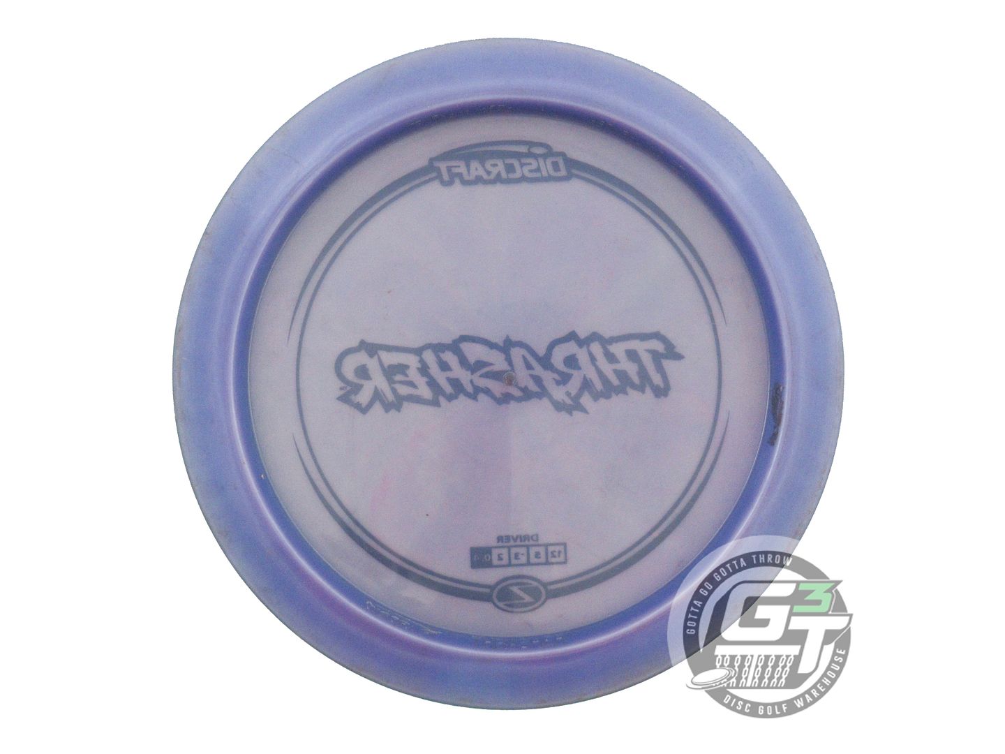USED Discraft Z Thrasher 176g Aqua Blue Foil Distance Driver Golf Disc