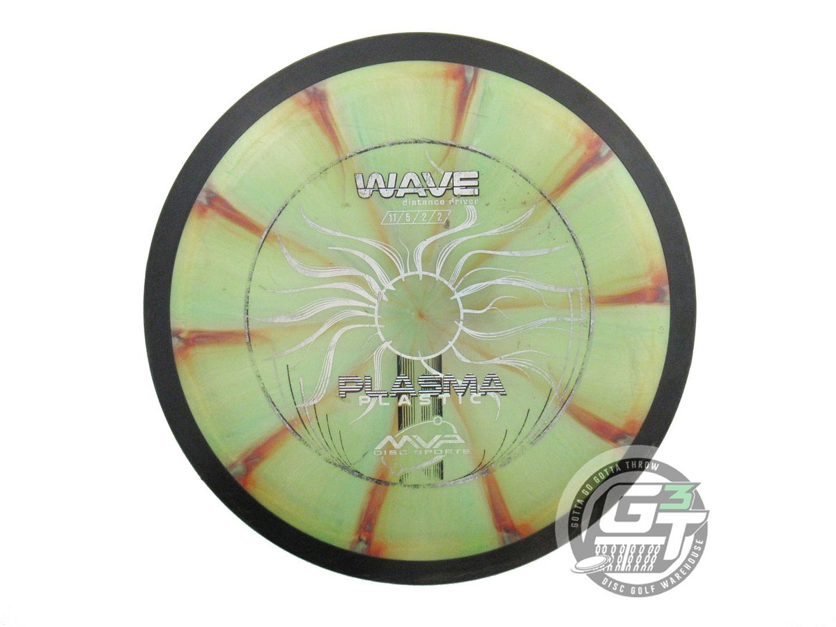 USED MVP Disc Sports Plasma Wave 157g Lime-Maroon Distance Driver Golf Disc
