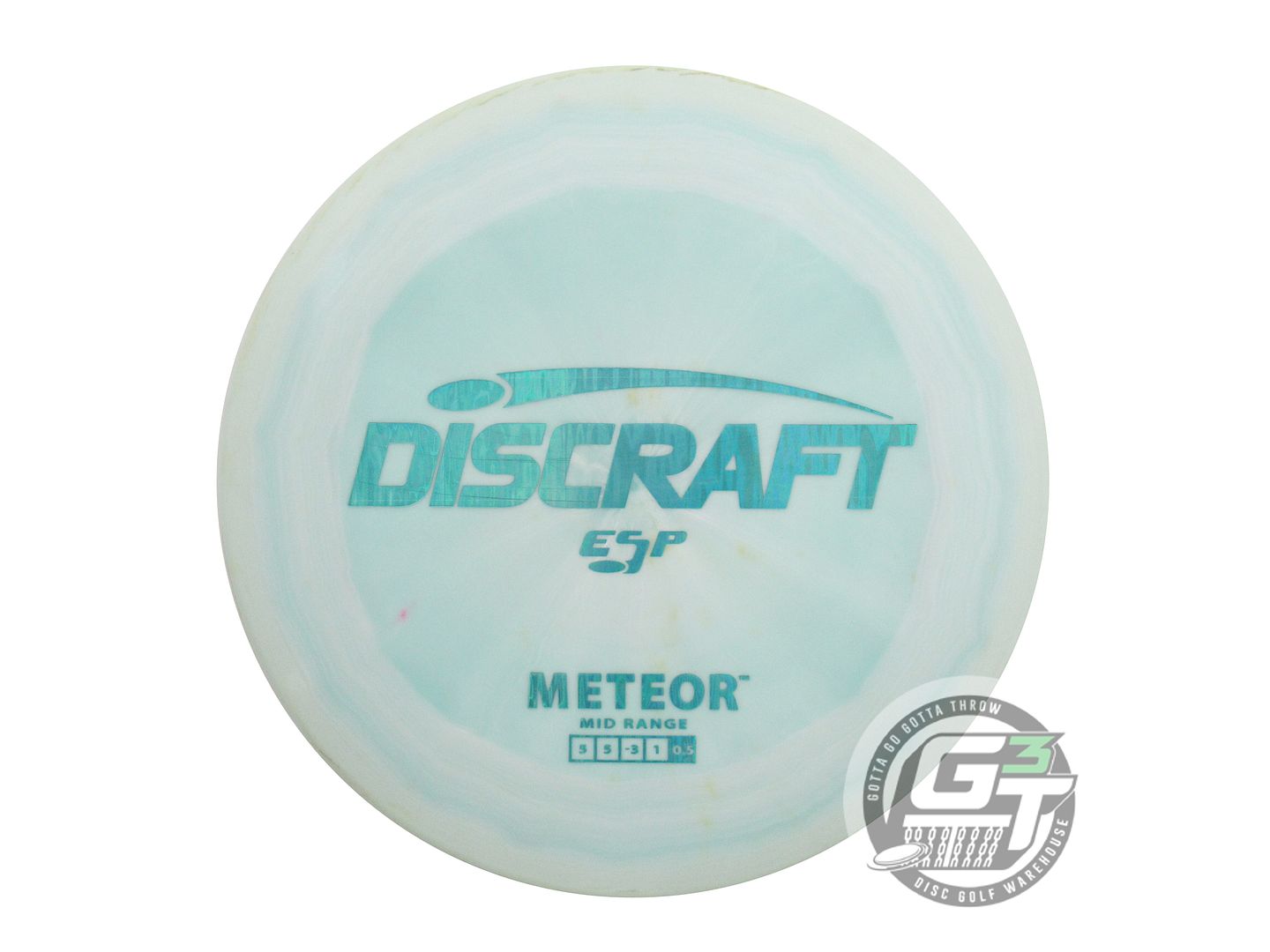 USED Discraft ESP Meteor 180g Seafoam Teal Foil Midrange Golf Disc