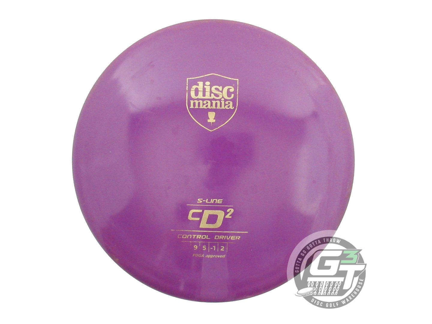 USED DiscMania S-Line CD2 171g Purple Gold Foil Distance Driver Golf Disc