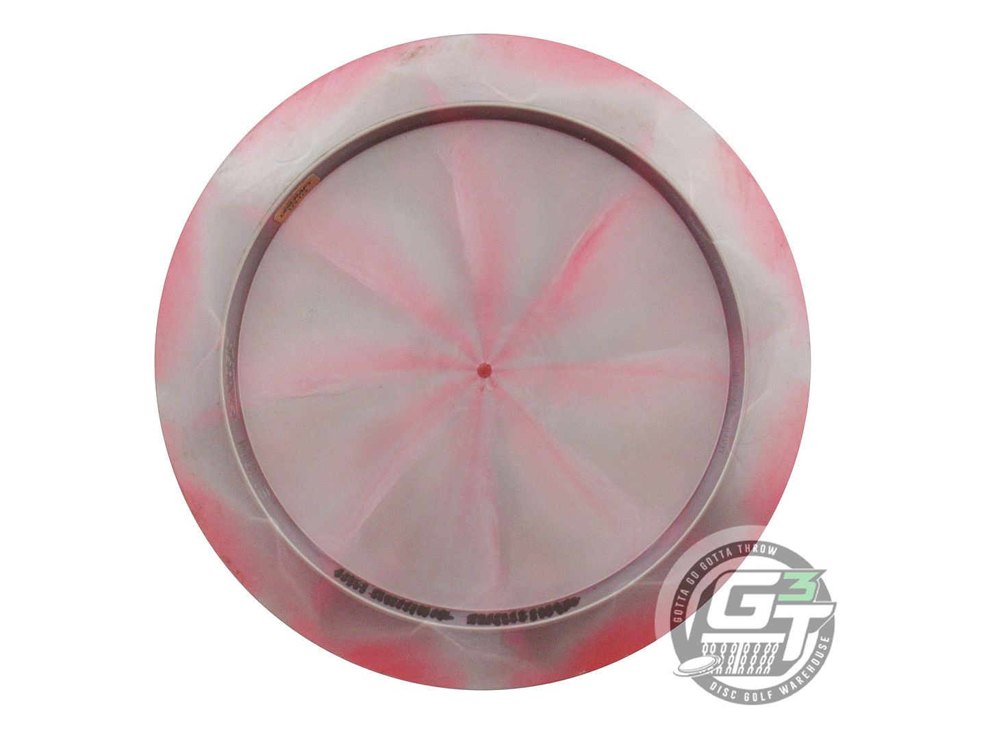 USED Discraft Titanium Nuke 177g Pink-Gray Distance Driver Golf Disc