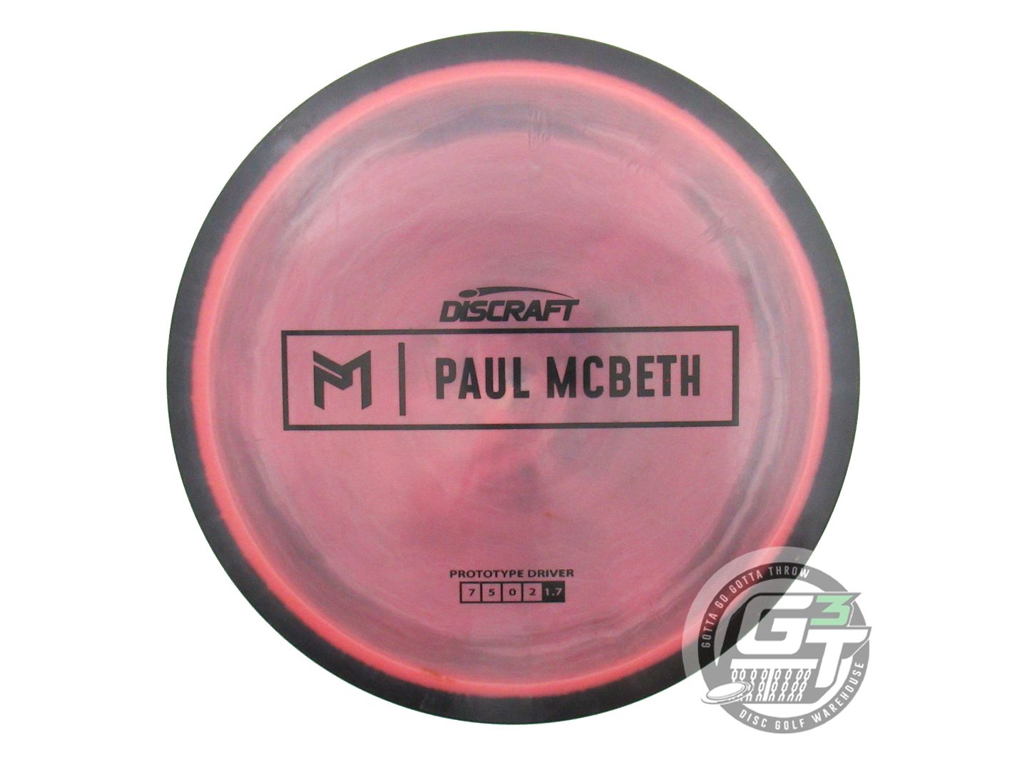 USED Discraft [McBETH] PROTO ESP Athena 169g Black-Pink Driver Golf Disc
