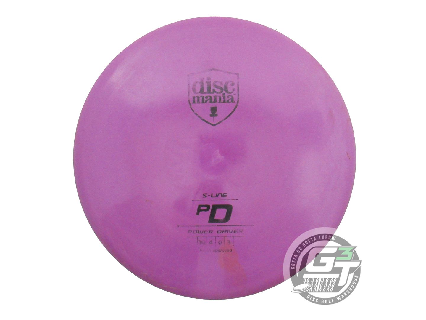 USED DiscMania S-Line PD 176g Purple Black Stamp Distance Driver Golf Disc