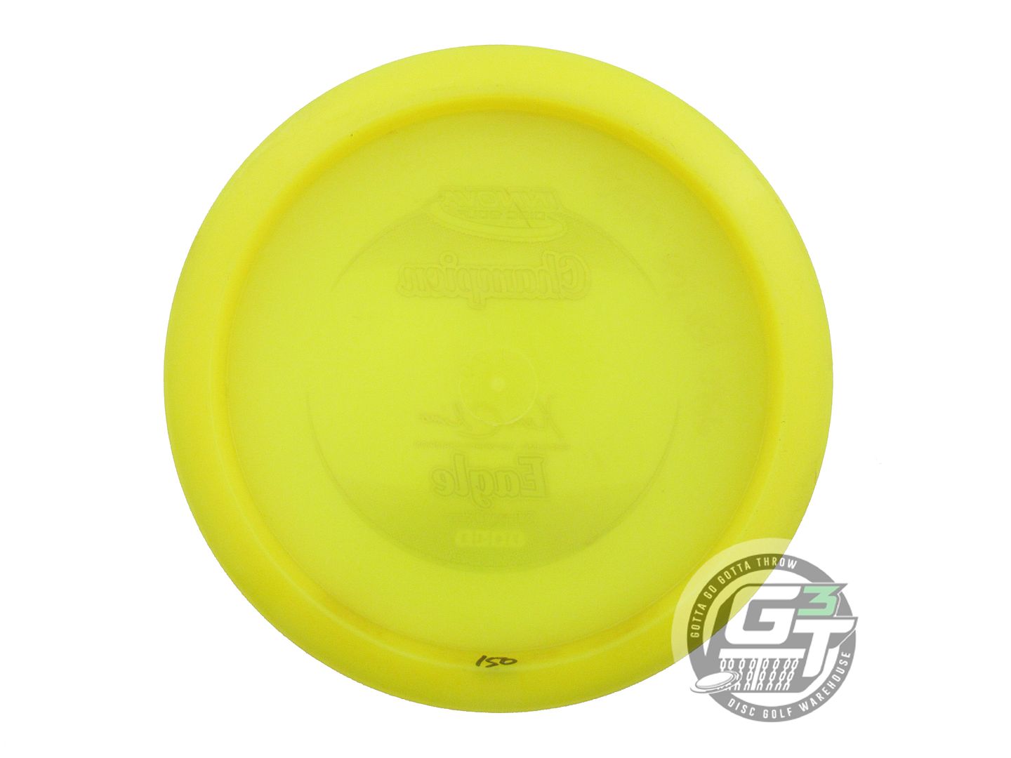 USED Innova Champion Eagle 150g Yellow Pink Flower Foil Fairway Driver Golf Disc