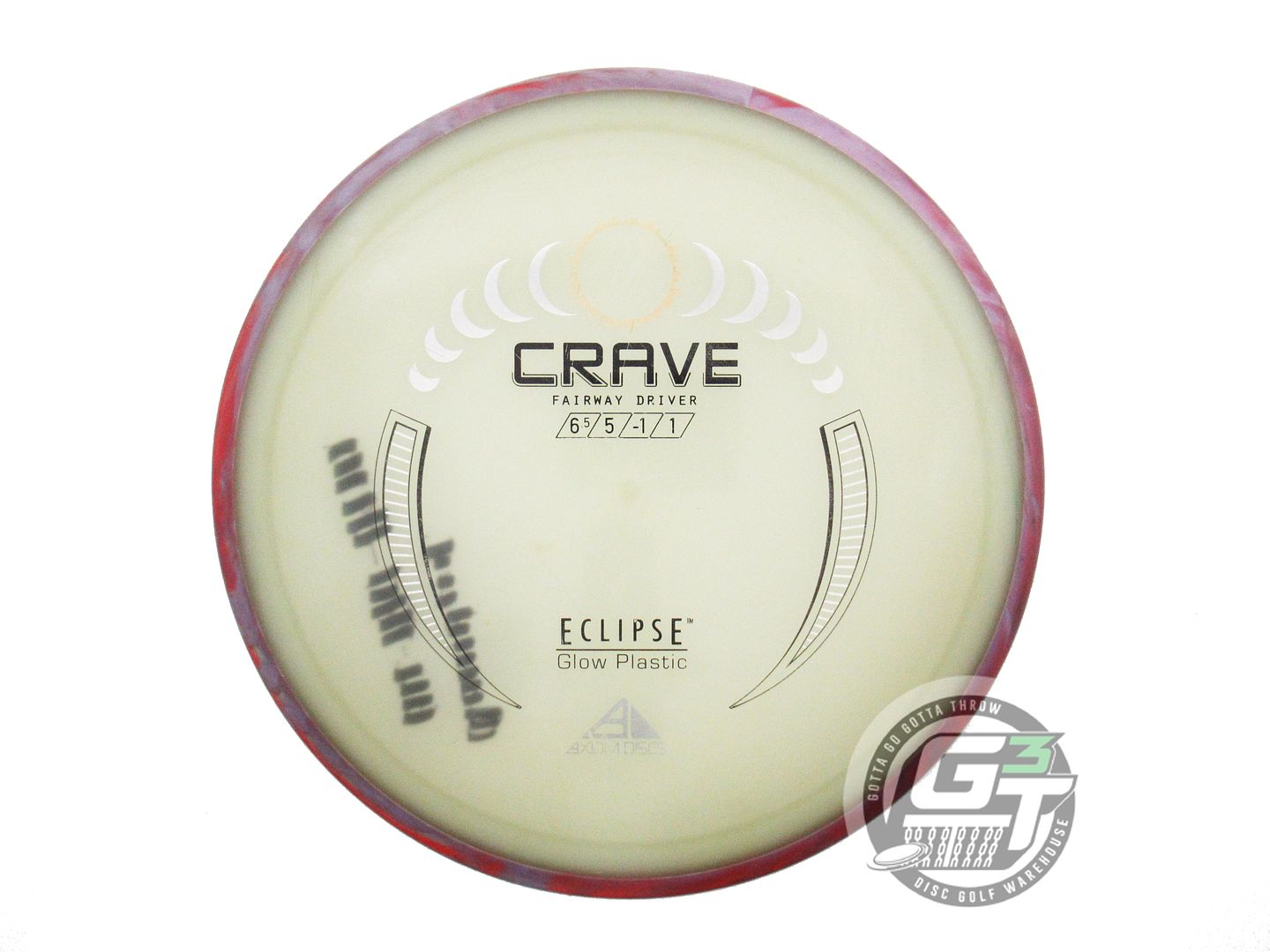 USED Axiom Discs Eclipse Proton Crave 172g Purple Rim Fairway Driver Golf Disc