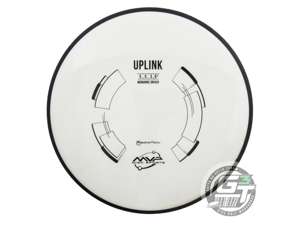 USED MVP Disc Sports Neutron Uplink 175g White Midrange Golf Disc