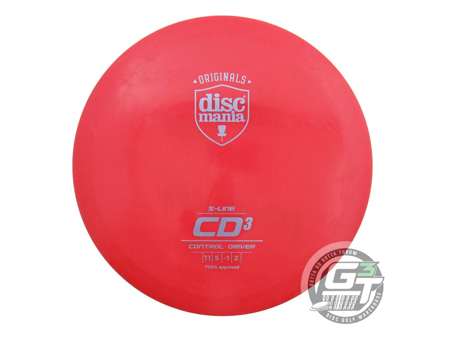 USED DiscMania S-Line CD3 175g Red Lilac Foil Distance Driver Golf Disc