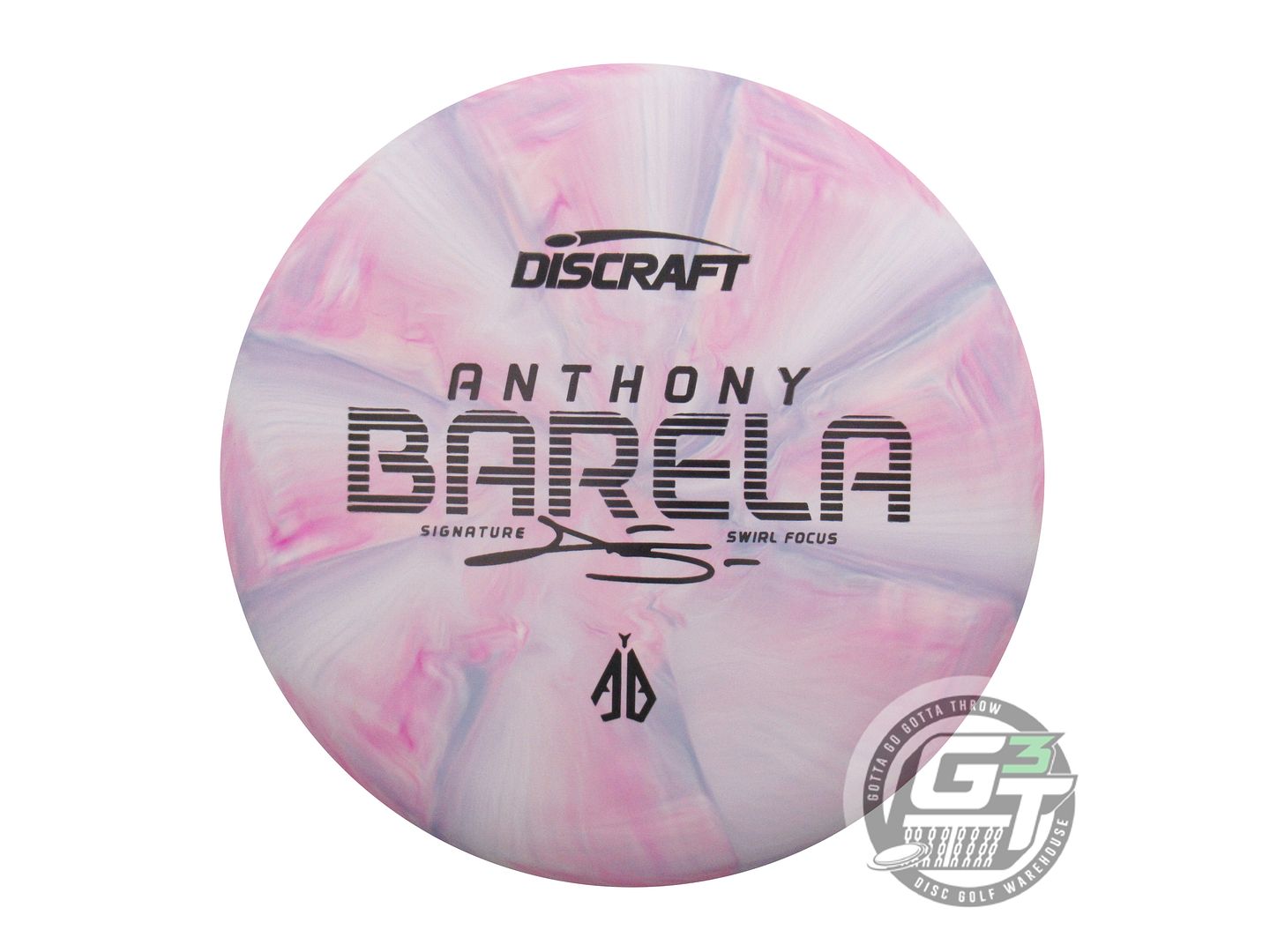 USED Discraft [BARELA] Crazy Tuff Soft Focus 174g Pink-Lilac Putter Golf Disc