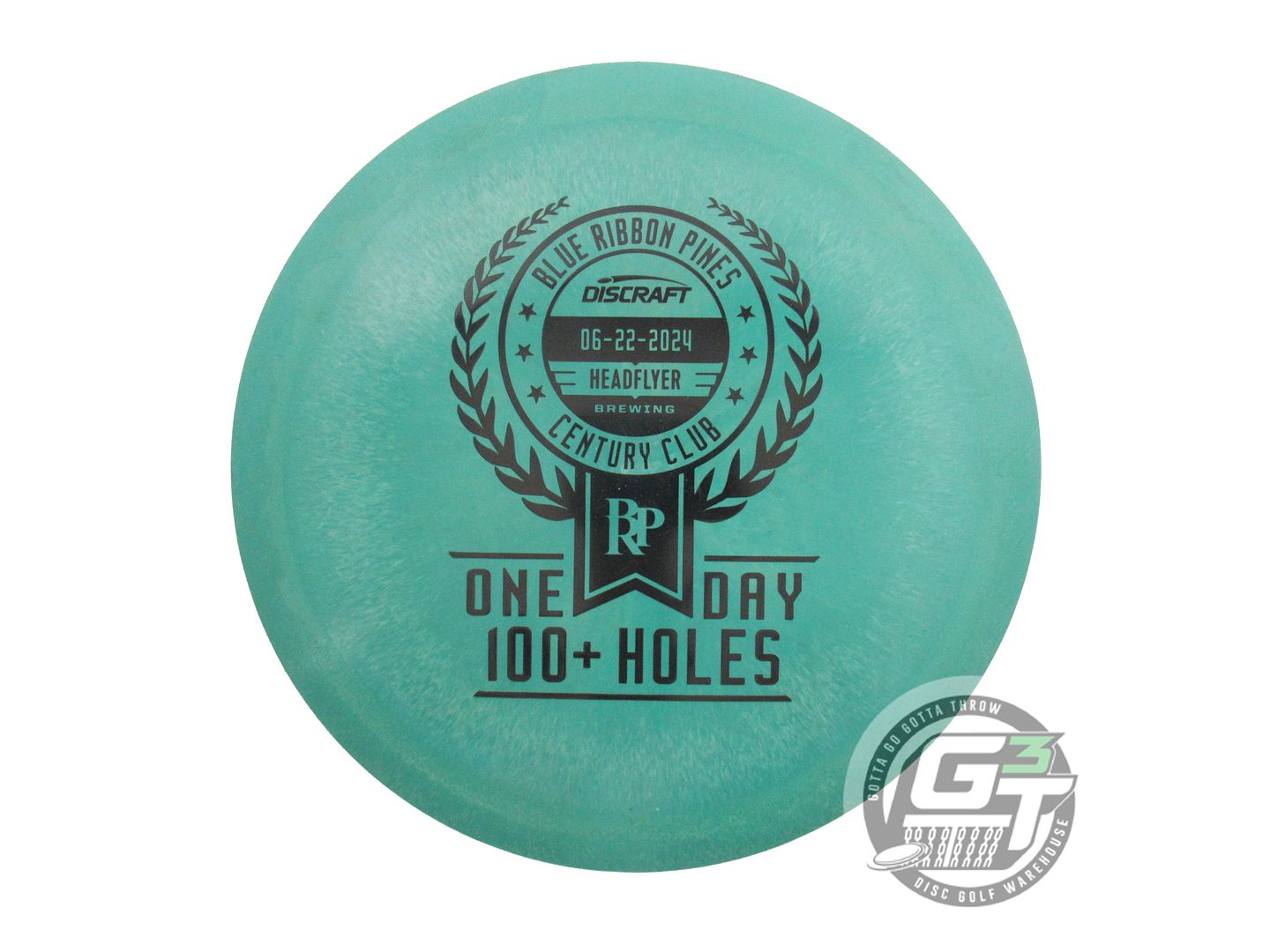 USED Discraft [BLUE RIBBON PINES] ESP Heat 174g Green Black Stamp A Driver Disc