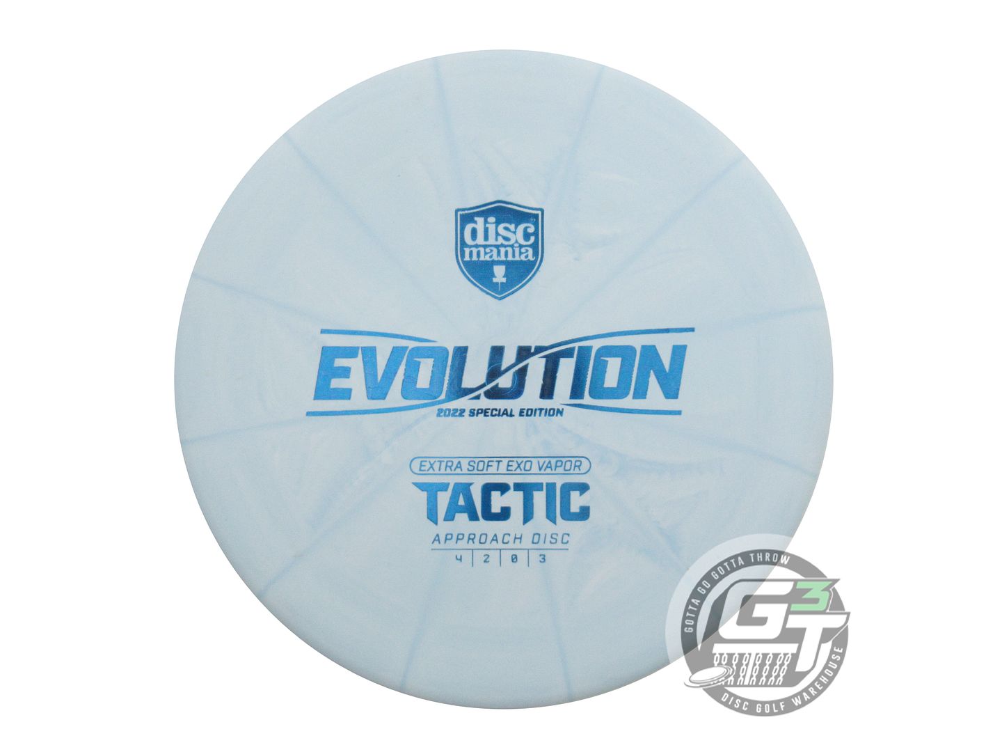 USED DiscMania [SE] EXO Extra Soft Vapor Tactic 175g Sky Blue Putter Golf Disc