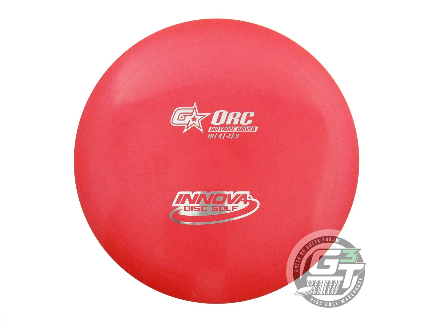 USED Innova GStar Orc 172g Red Silver Foil Distance Driver Golf Disc
