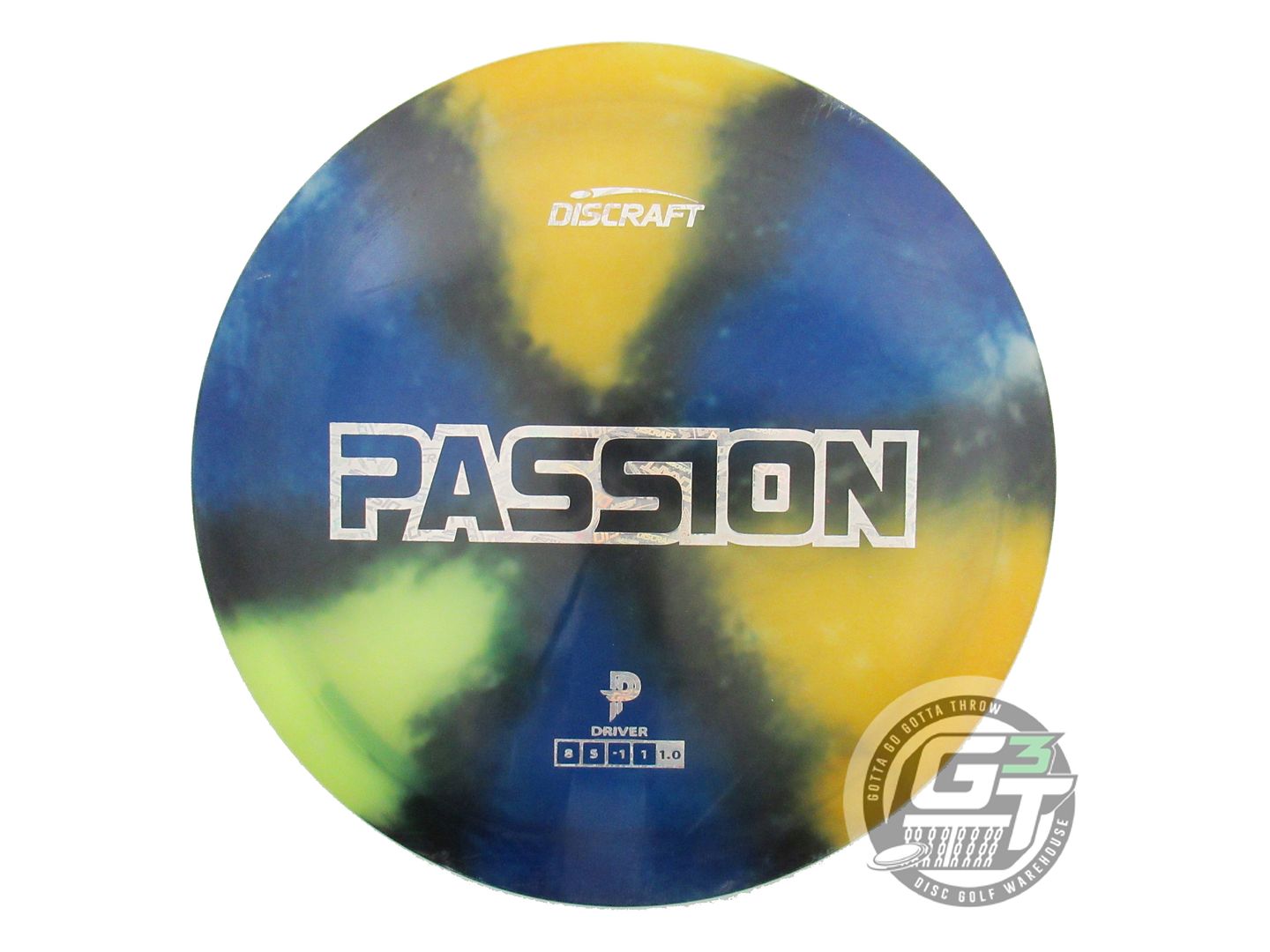 USED Discraft [PIERCE] FlyDye Z Passion 170g Radioactive Burst Driver Golf Disc