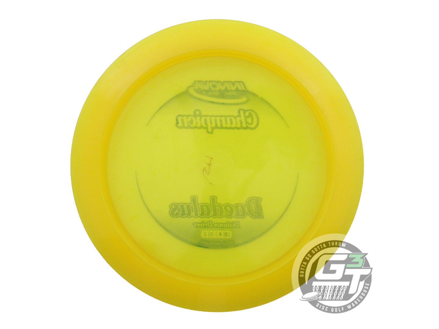 USED Innova Champion Daedalus 172g Marigold Blue Foil Distance Driver Golf Disc