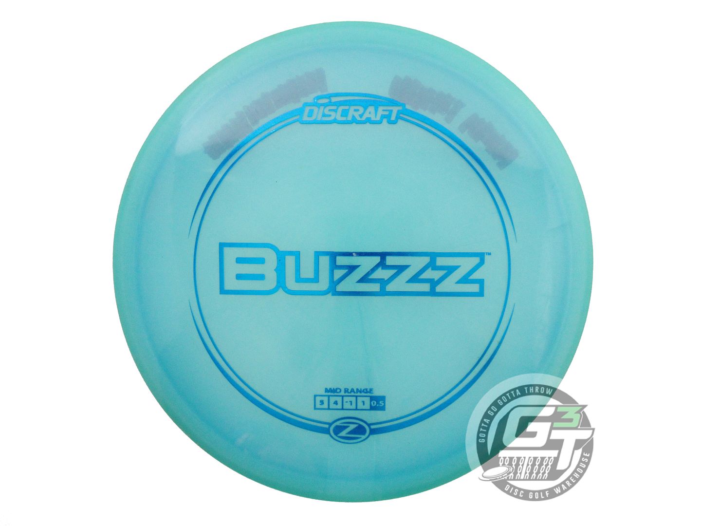 USED Discraft Z Buzzz 176g Teal Blue Foil Midrange Golf Disc