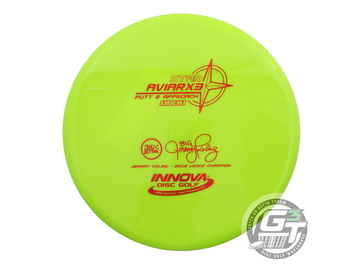 Innova Star AviarX3 [Jeremy Koling 1X] Putter Golf Disc (Individually Listed)
