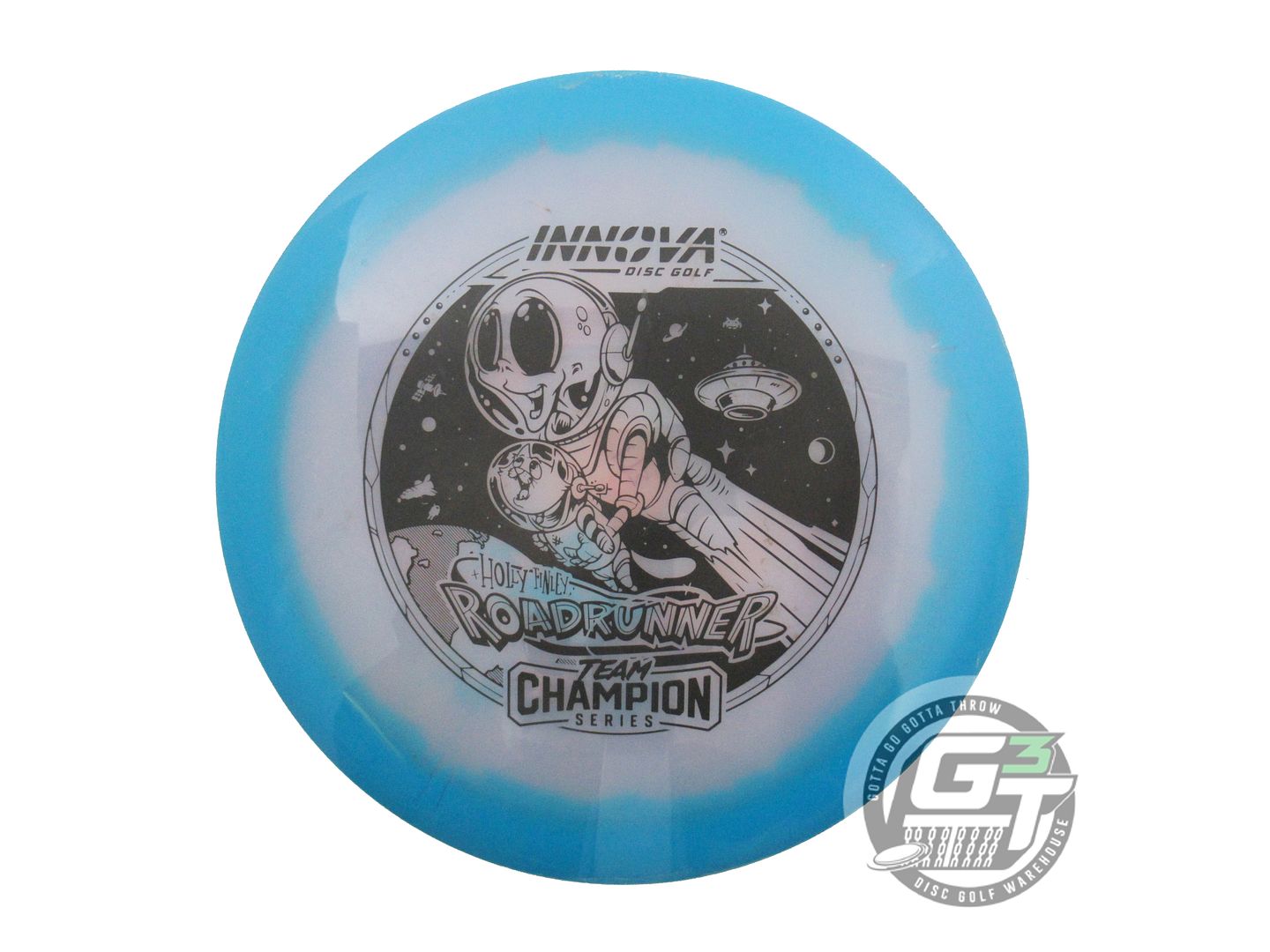 USED Innova [FINELY] Halo Champion Roadrunner 173g Blue-Lilac Driver Golf Disc