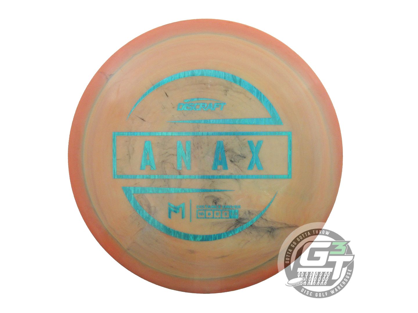 USED Discraft [McBETH] ESP Anax 174g Orange-Gray Teal Foil Driver Golf Disc