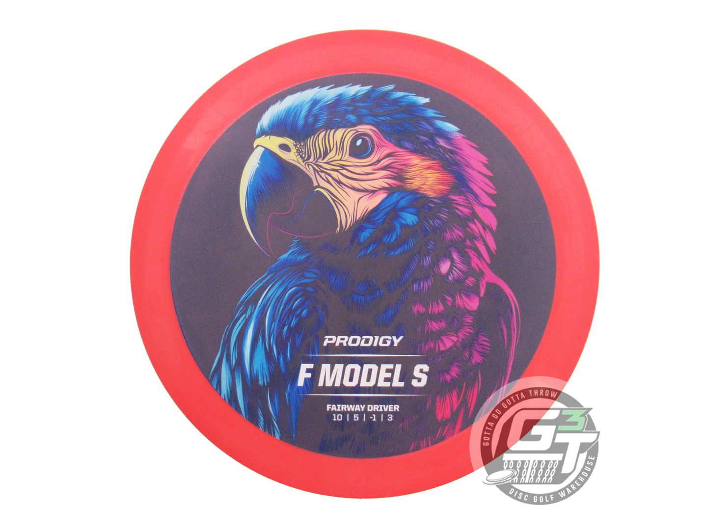Prodigy Retroflight Series Color Print Base Grip F Model S Fairway Driver Golf Disc (Individually Listed)