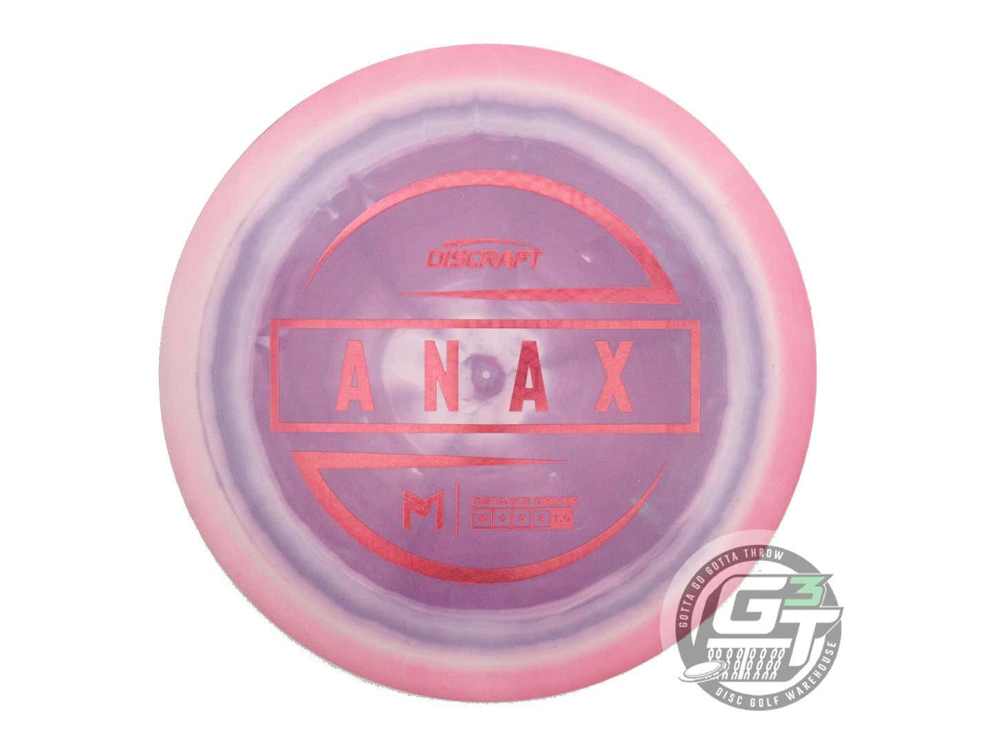 USED Discraft [McBETH] ESP Anax 175g Pink-Purple Tron Foil Driver Golf Disc