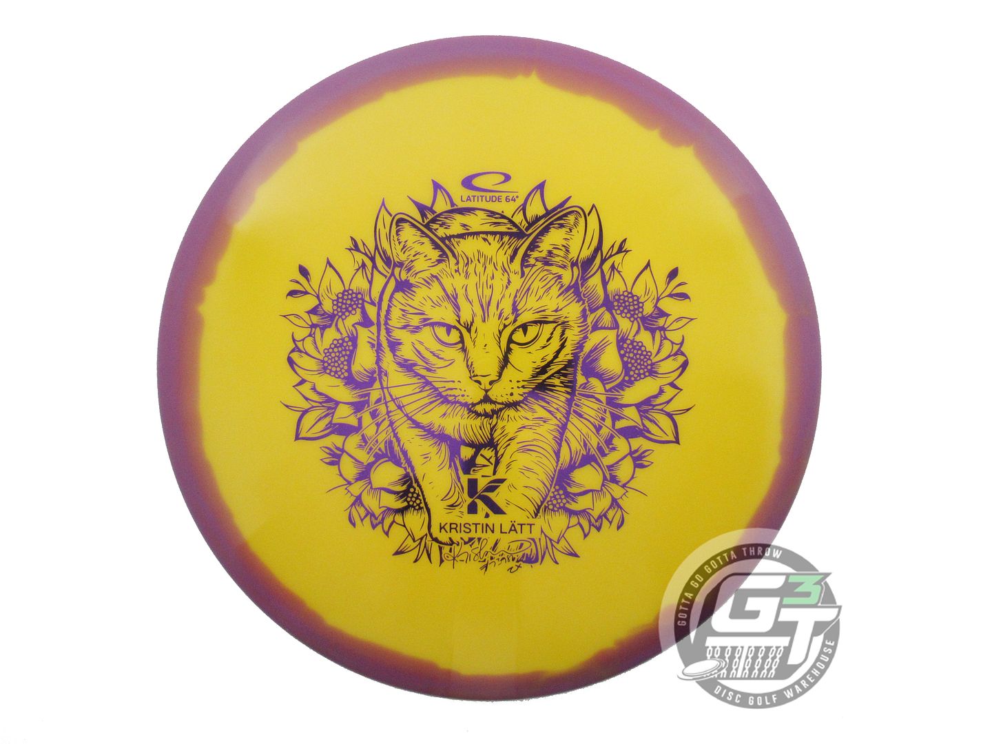 Latitude 64 Limited Edition 2025 Team Series Kristin Latt Gold Orbit Claymore Midrange Golf Disc (Individually Listed)