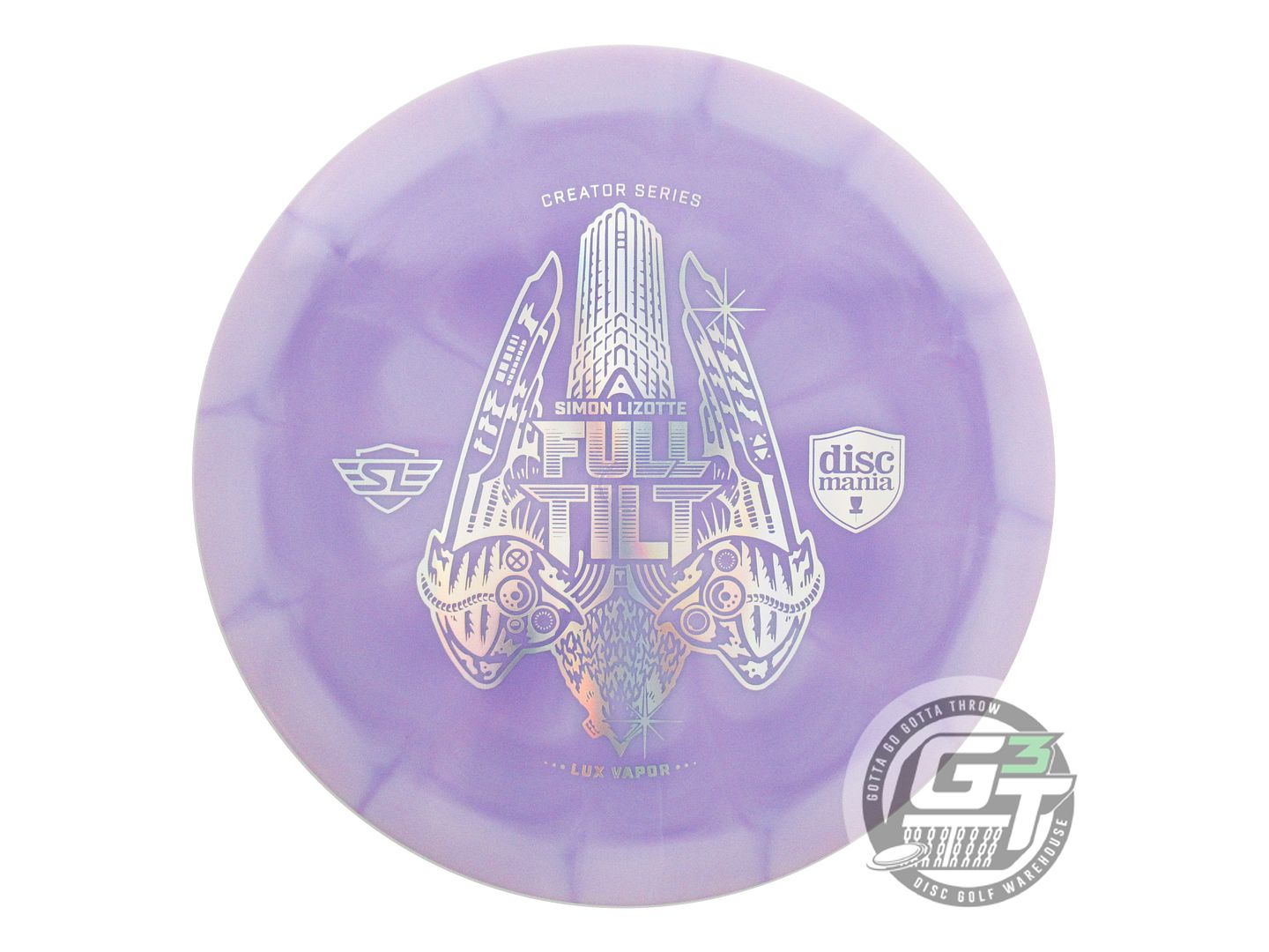 NOS DiscMania [LIZOTTE] Lux Vapor Tilt 173g Purple Holo Foil Driver Disc