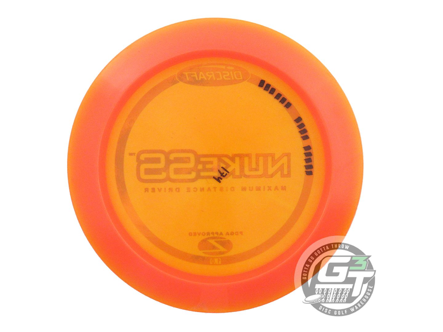 USED Discraft Z Nuke SS 174g Orange Purple Foil PFN Distance Driver Golf Disc