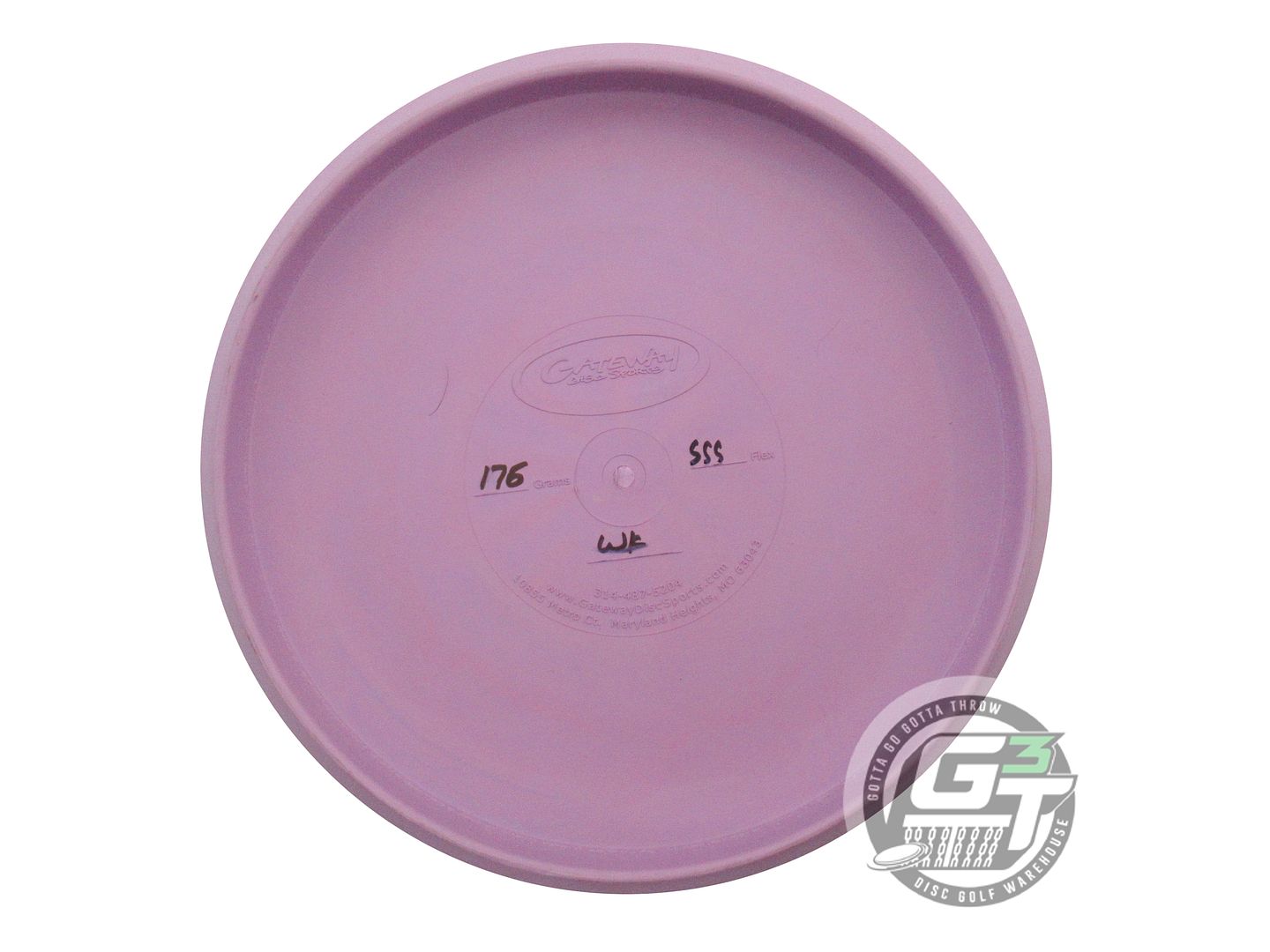 USED Gateway [LSO] SureGrip SS Voodoo 176g Purple Silver Holo Foil Putter Disc