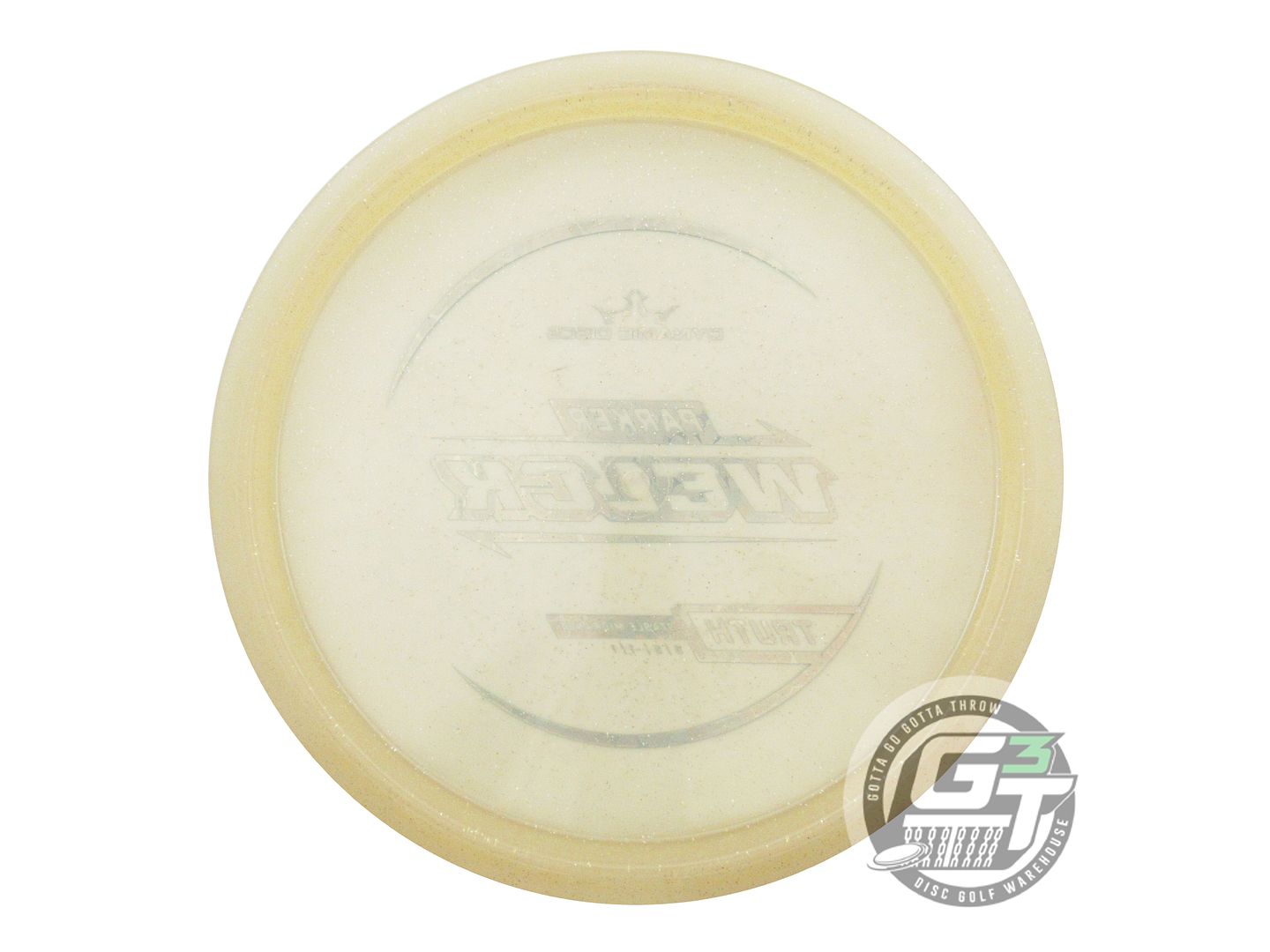 USED Dynamic Discs [WELCK] Metal Flake Lucid Truth 177g Teal Foil Midrange Disc